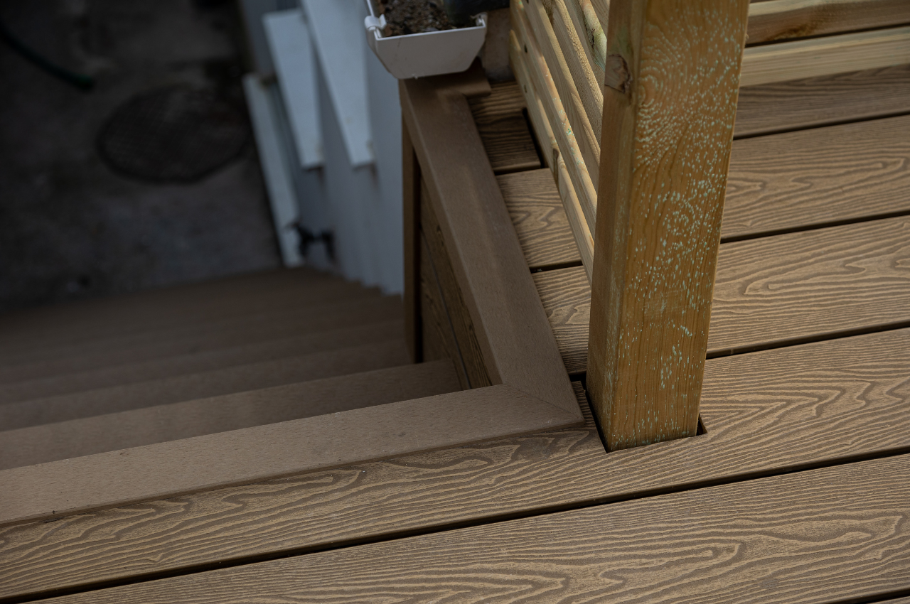 Earth Toned Teak | Composite Decking In Teak