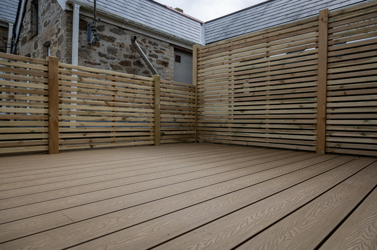 Earth Toned Teak | Composite Decking In Teak