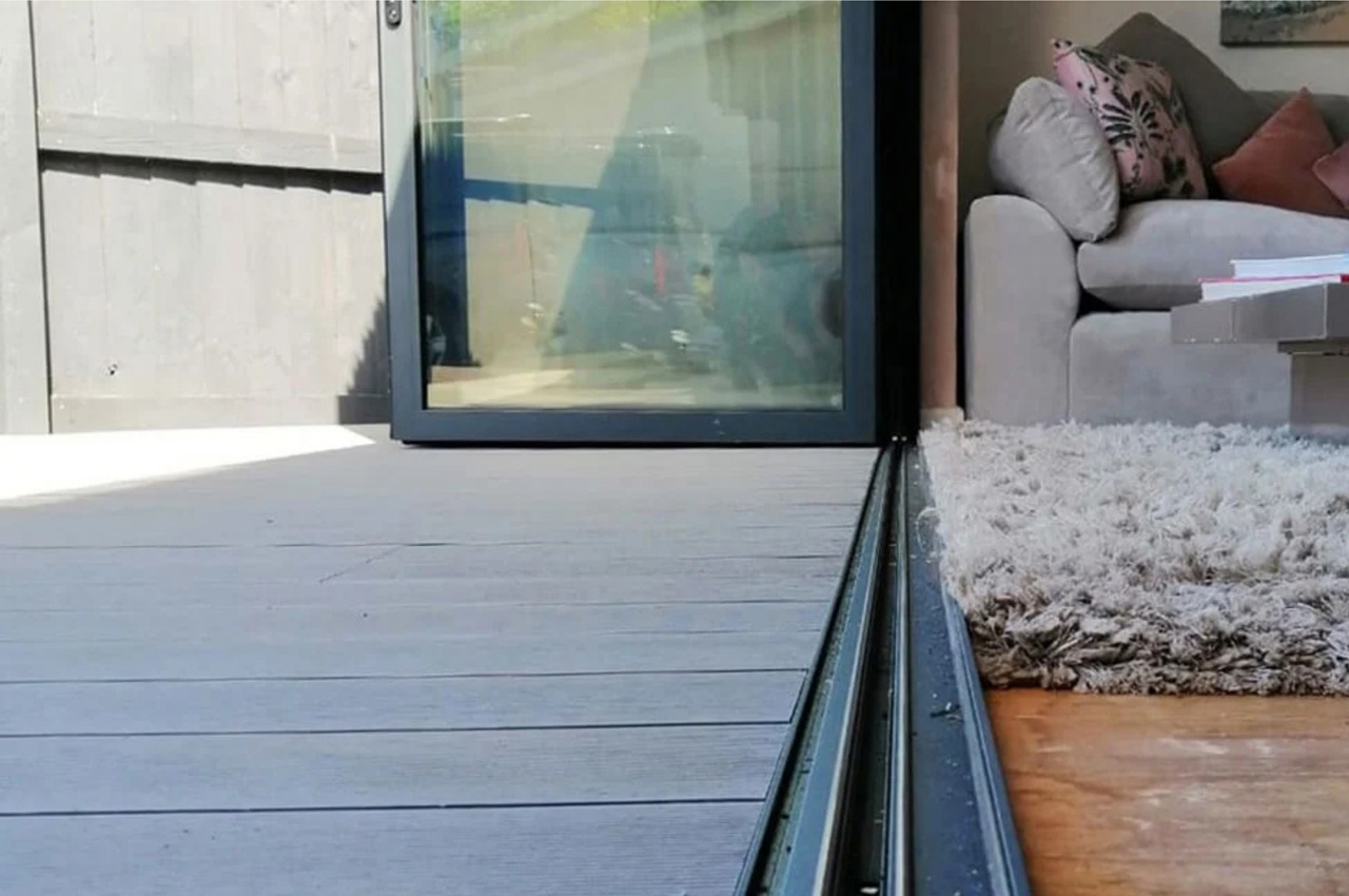 @Gullrockdeckingco uses Stone Grey Composite Decking to transform this outdoor space