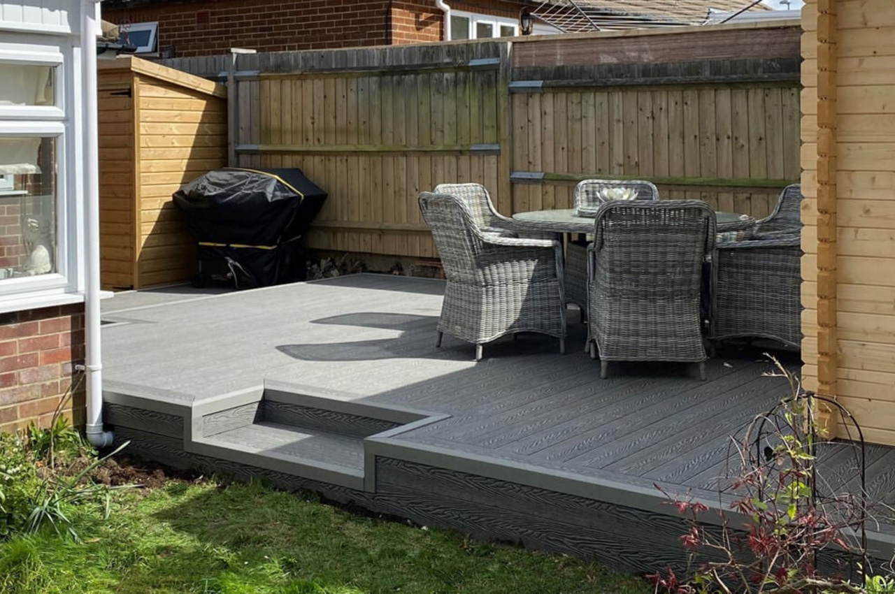 A Cladco picture-frame Decking Project | @bwk_bespokewoodworkkentltd