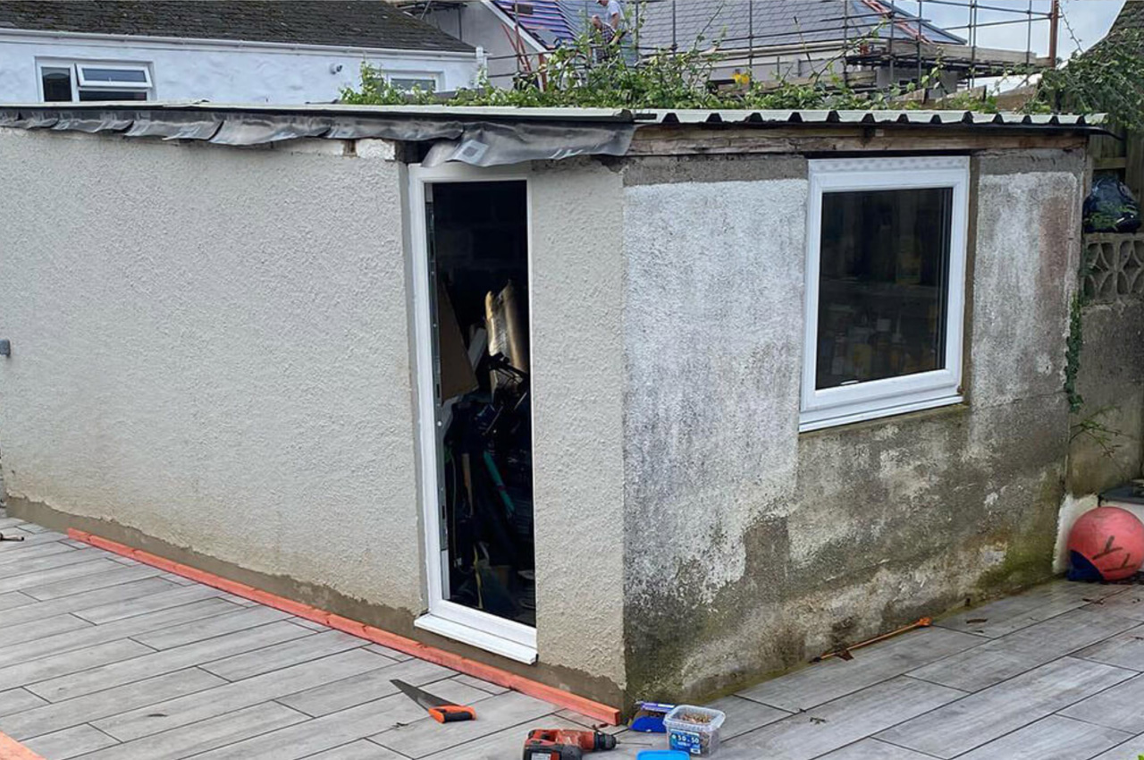 Garden outbuilding transformation