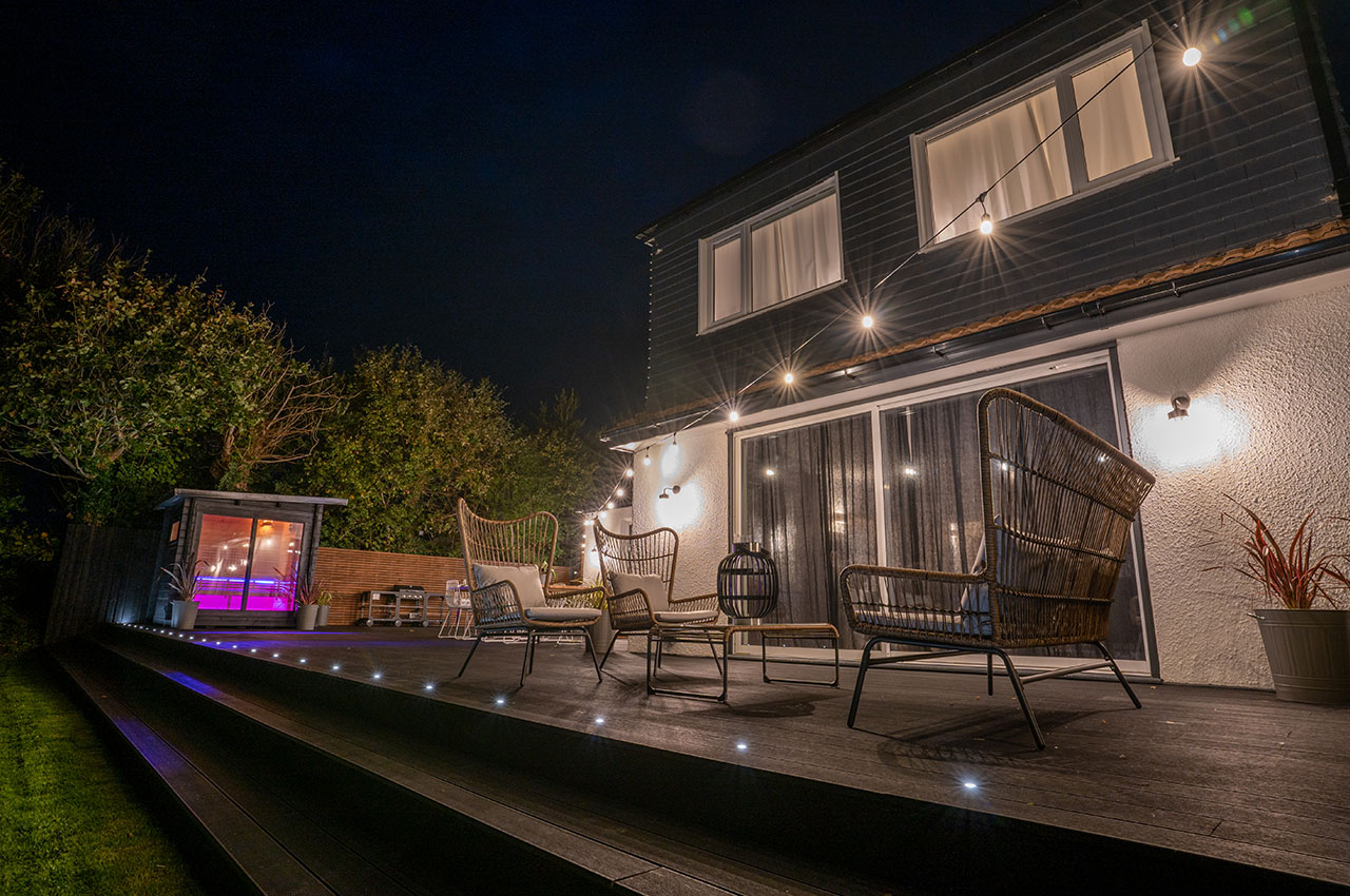 Holiday from home | Cladco Composite Decking Area in Charcoal