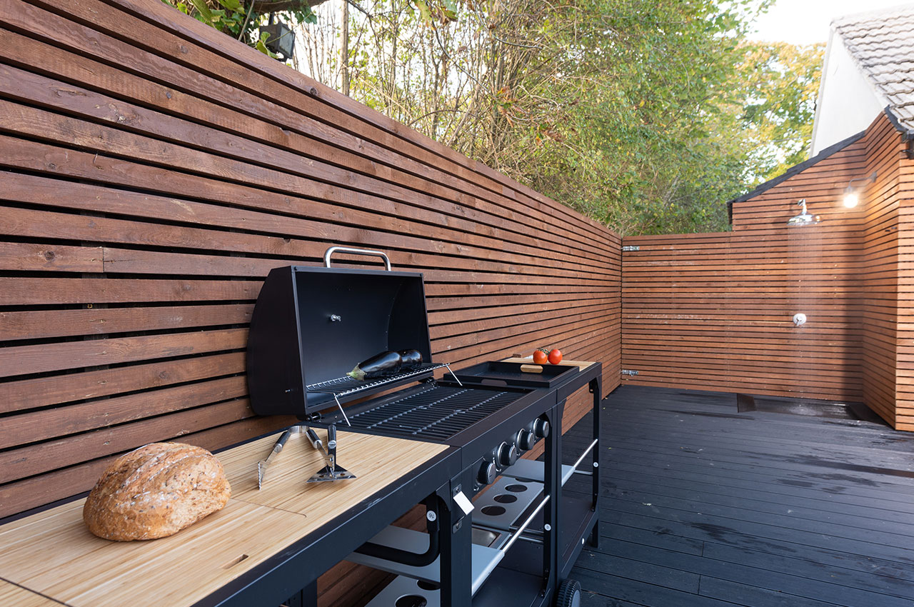 Holiday from home | Cladco Composite Decking Area in Charcoal