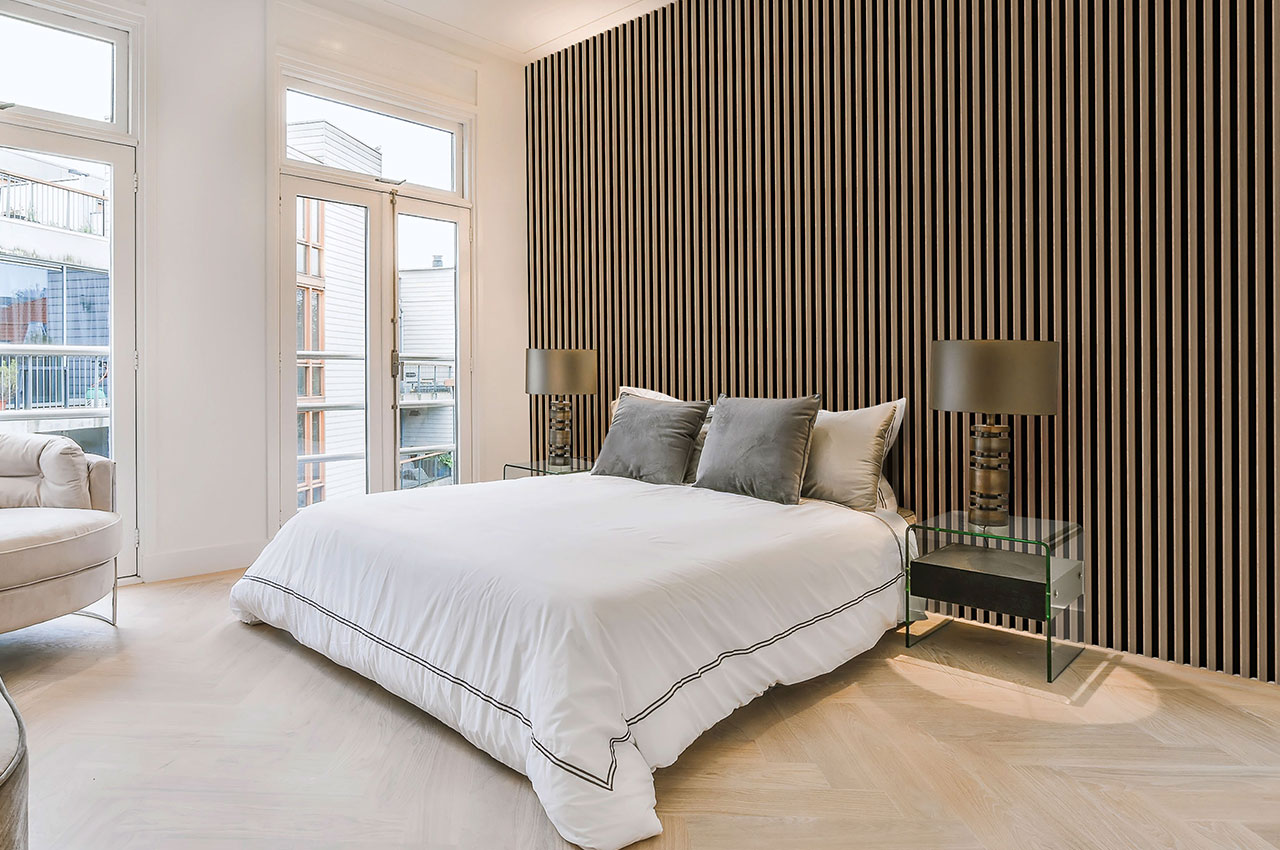 Cladco Golden Pine Internal Slatted Wall Panels