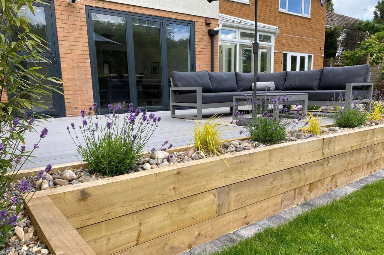 Sleek Decking | Composite Decking In Light Grey