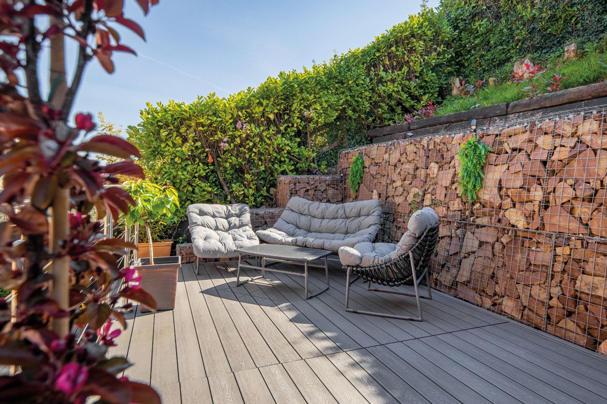 Coastal Garden Retreat | Cladco Woodgrain Composite Decking Design