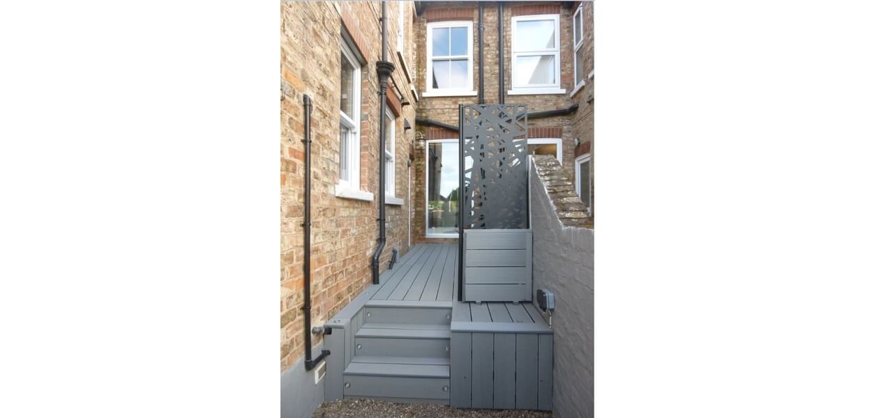 Cladco Decking can be used to transform any size space.