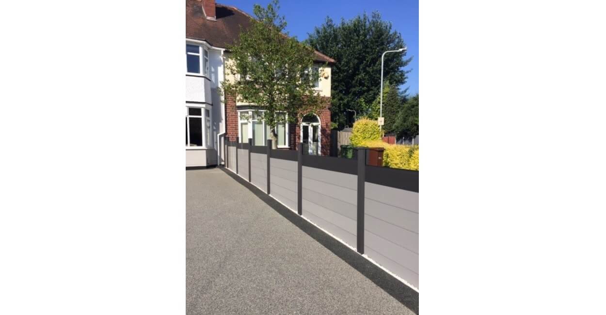 Composite Fencing products can be used as an innovative way of bordering your driveway