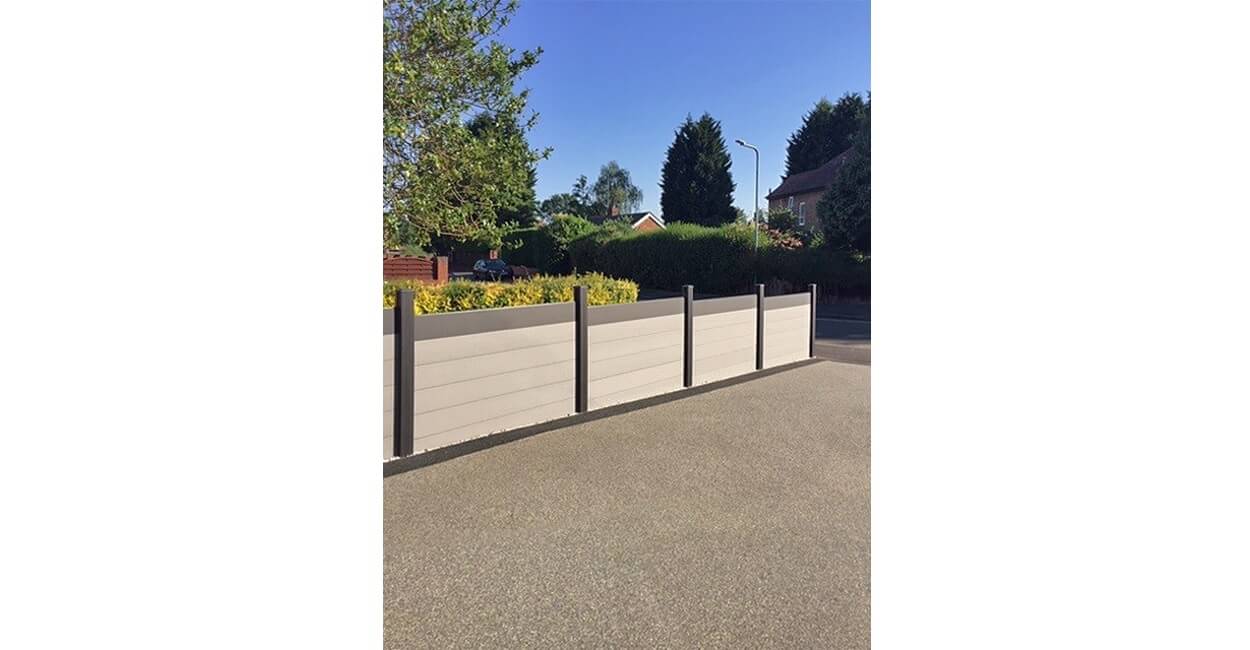 Composite Fencing products can be used as an innovative way of bordering your driveway