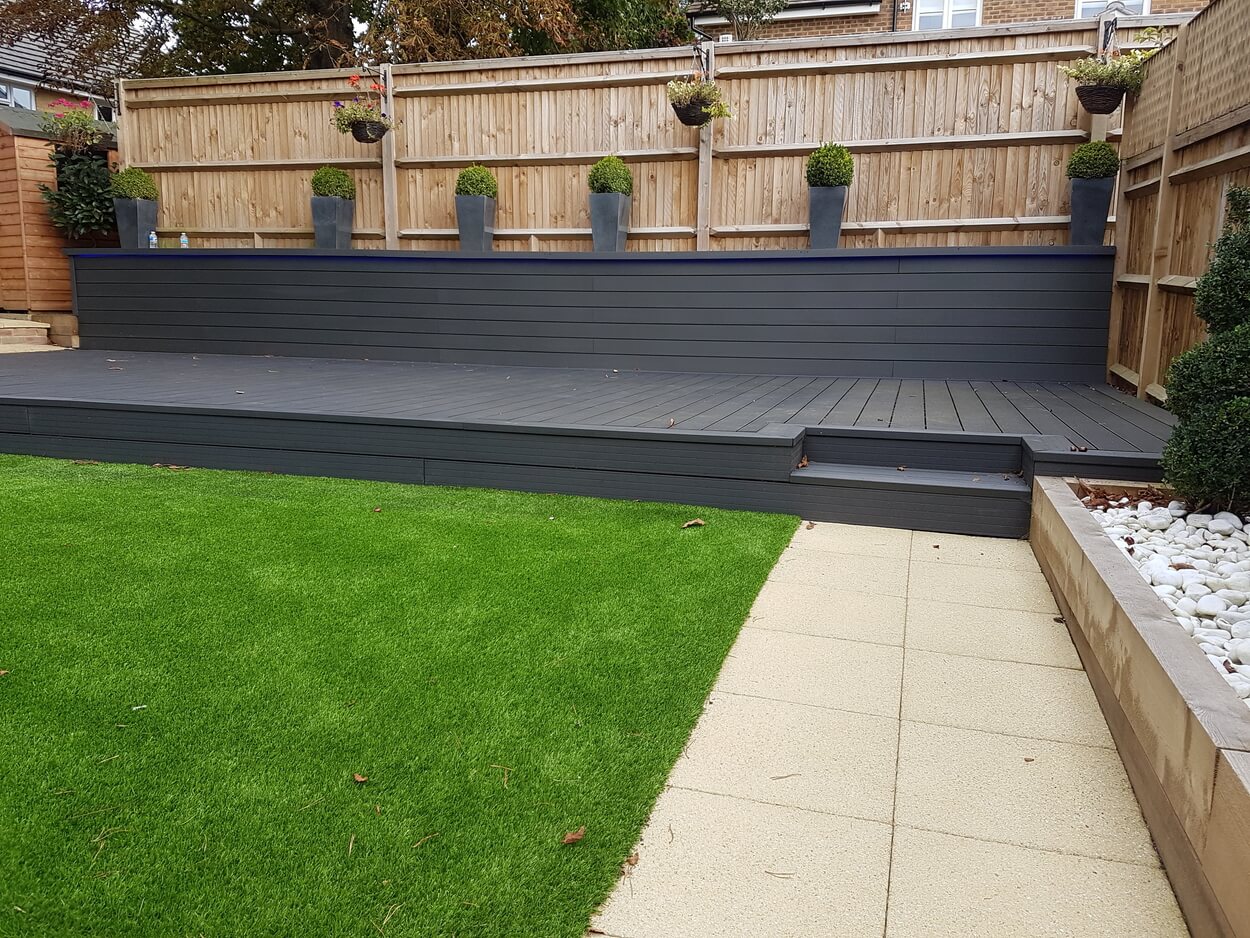 Design a modern, low-maintenance garden with Cladco Composite Decking and Fencing