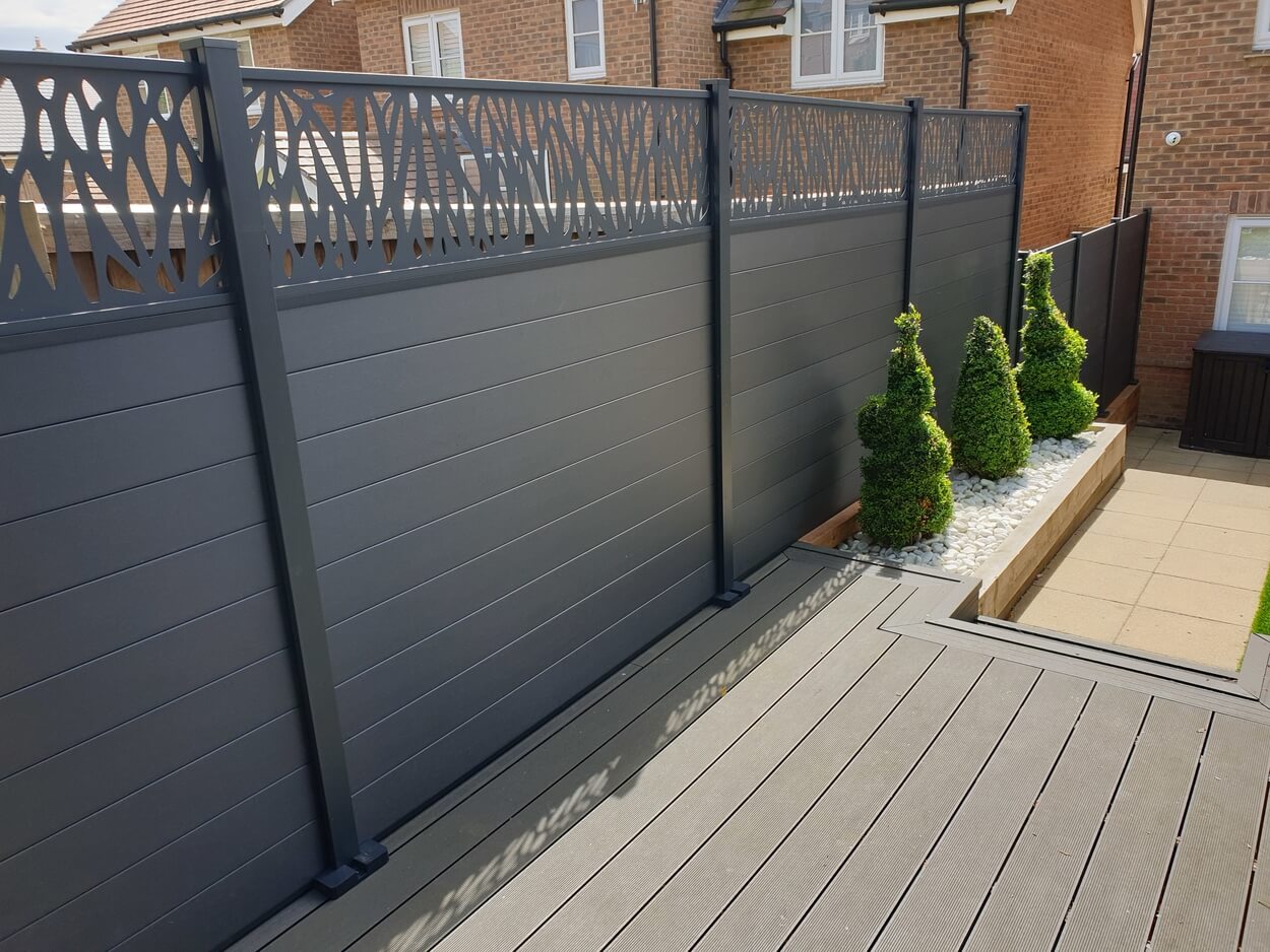 Design a modern, low-maintenance garden with Cladco Composite Decking and Fencing