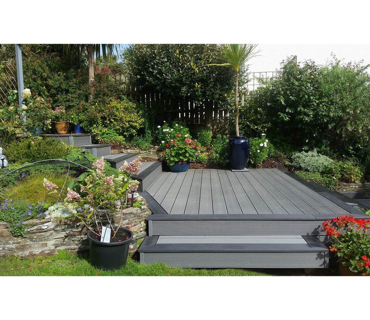 Cladco Stone Grey & Black Charcoal Decking Boards