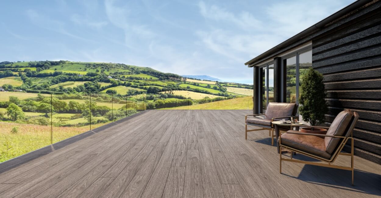 Create an attractive and practical outdoor area with Cladco PVC Decking Boards