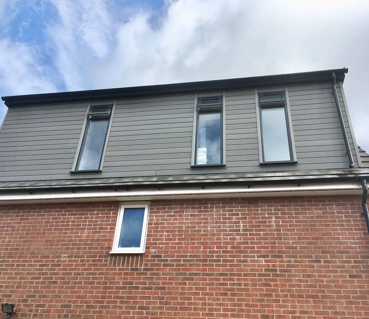 Double Dormer Loft Conversion Project | Cladco Composite Wall Cladding | WD Building and Loft Conversions