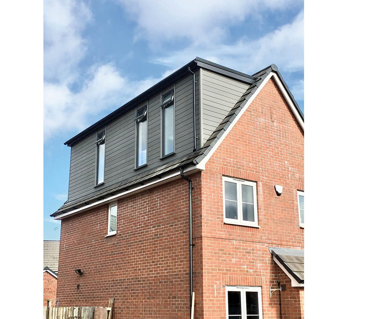 Double Dormer Loft Conversion Project | Cladco Composite Wall Cladding | WD Building and Loft Conversions