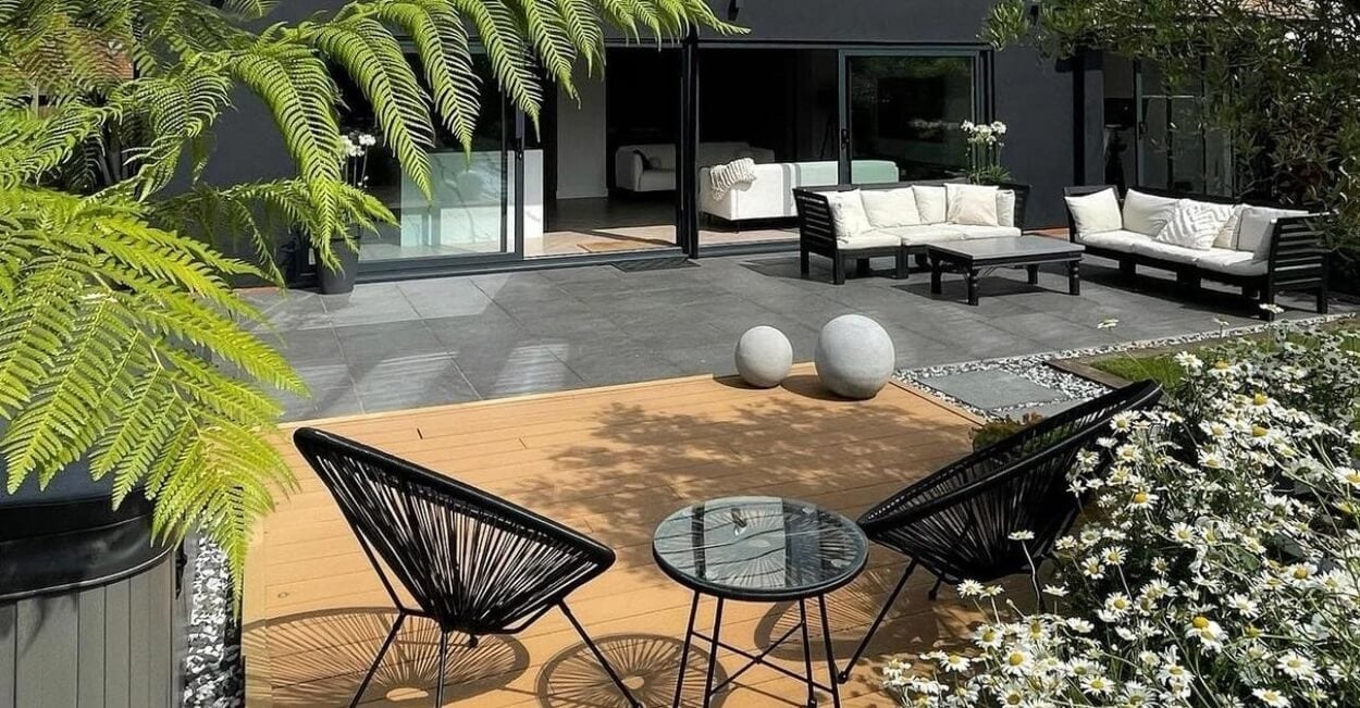 Create the perfect garden escape with Cladco Composite Decking Boards