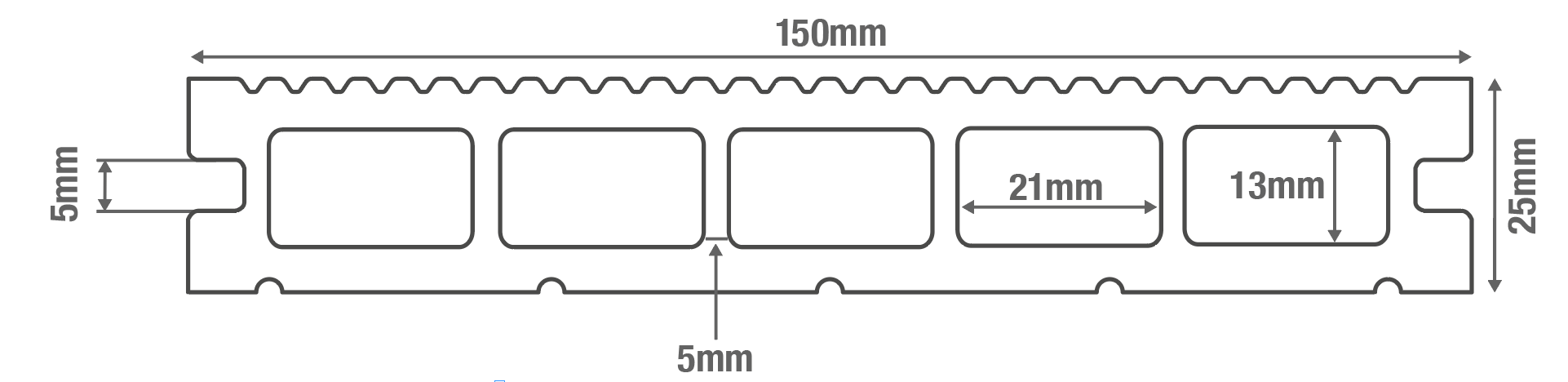 Hollow Commercial Board Diagram