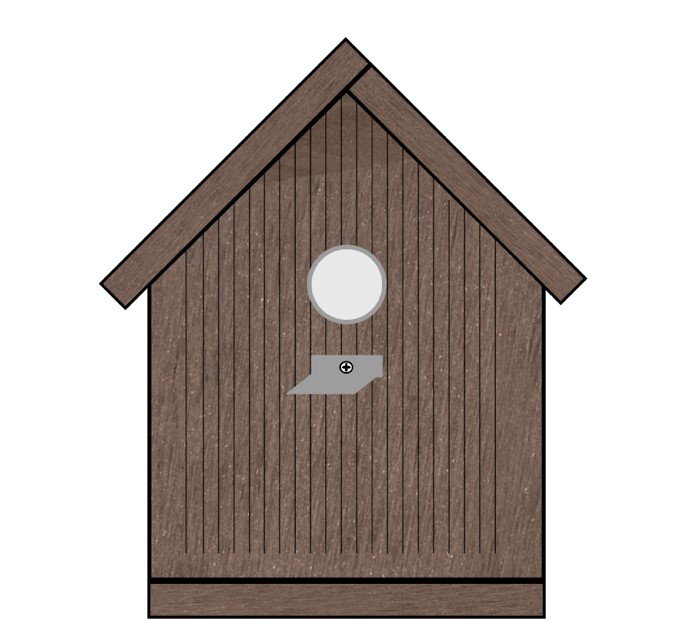 How to make a bird house from decking offcuts