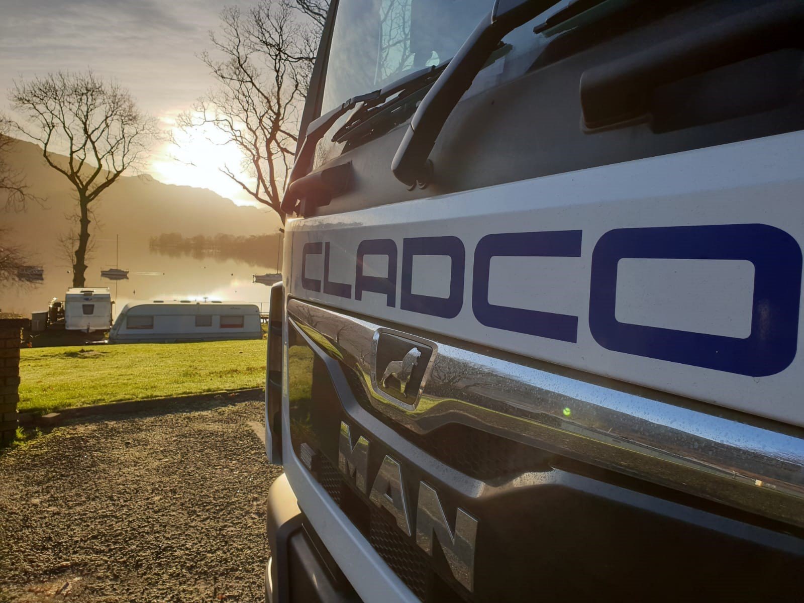 Cladco Lorries deliver across the UK