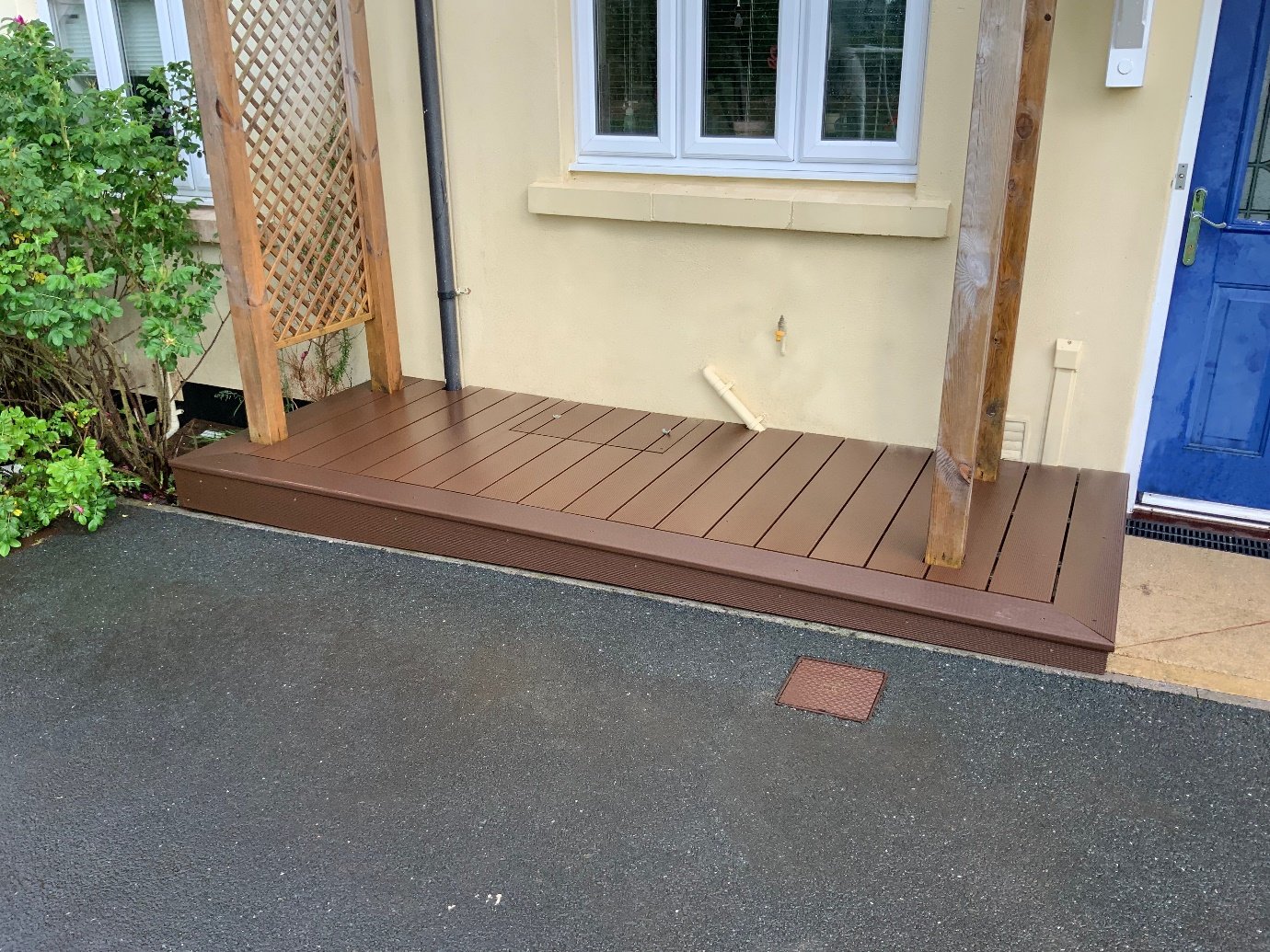 How to use Cladco Composite Decking to cover a Gas Meter