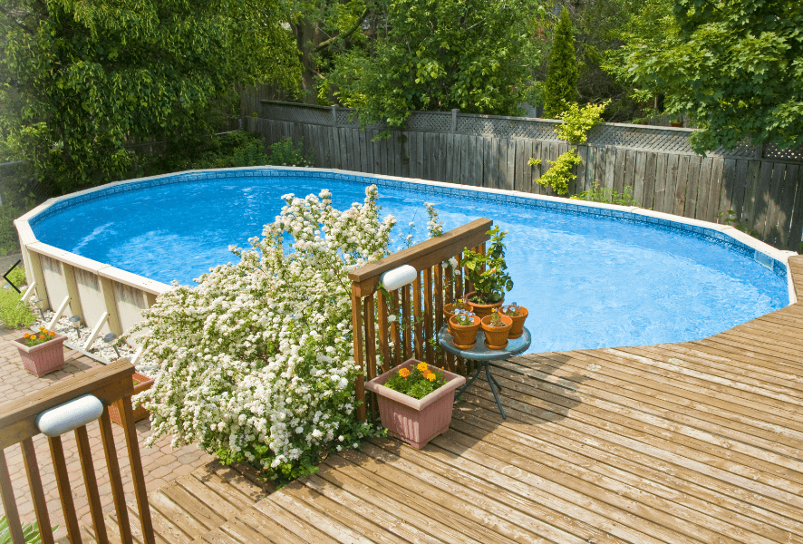 Best Above Ground Pool Deck Ideas, How To Cover Above Ground Pool With Deck