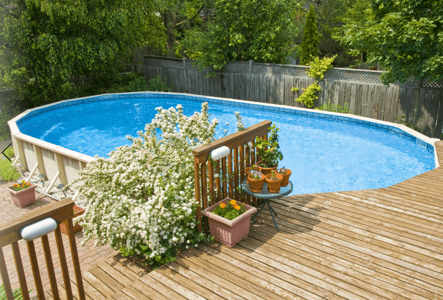 Amazing Above Ground Pool Deck Ideas & Designs