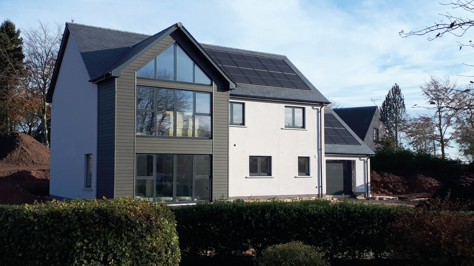 House clad in Composite Wall Cladding