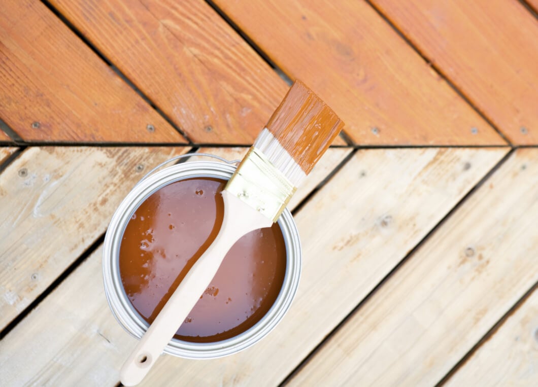 Redwood Deck stain