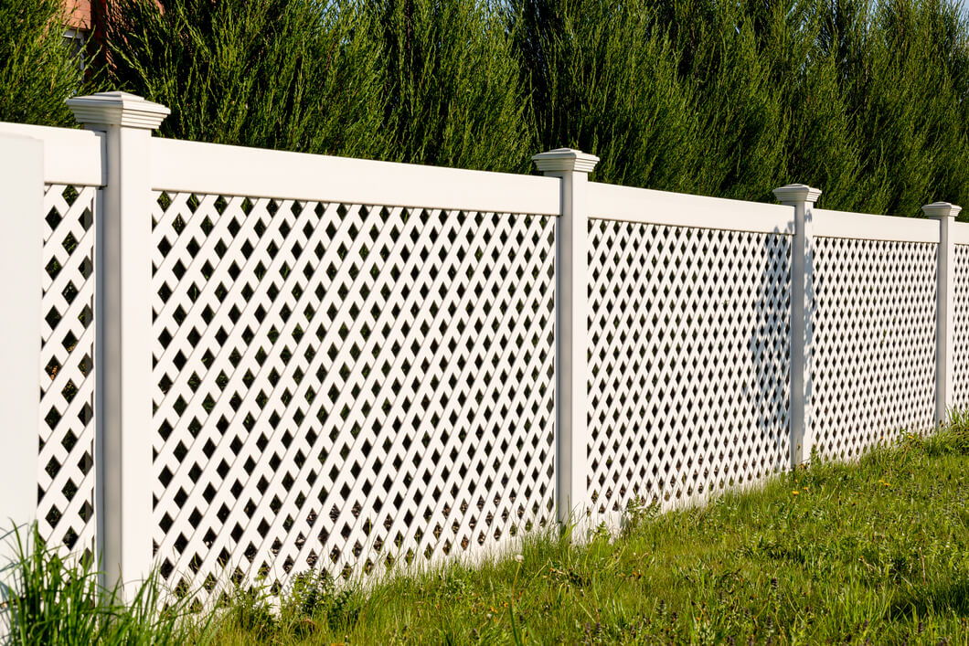 Vinyl fence