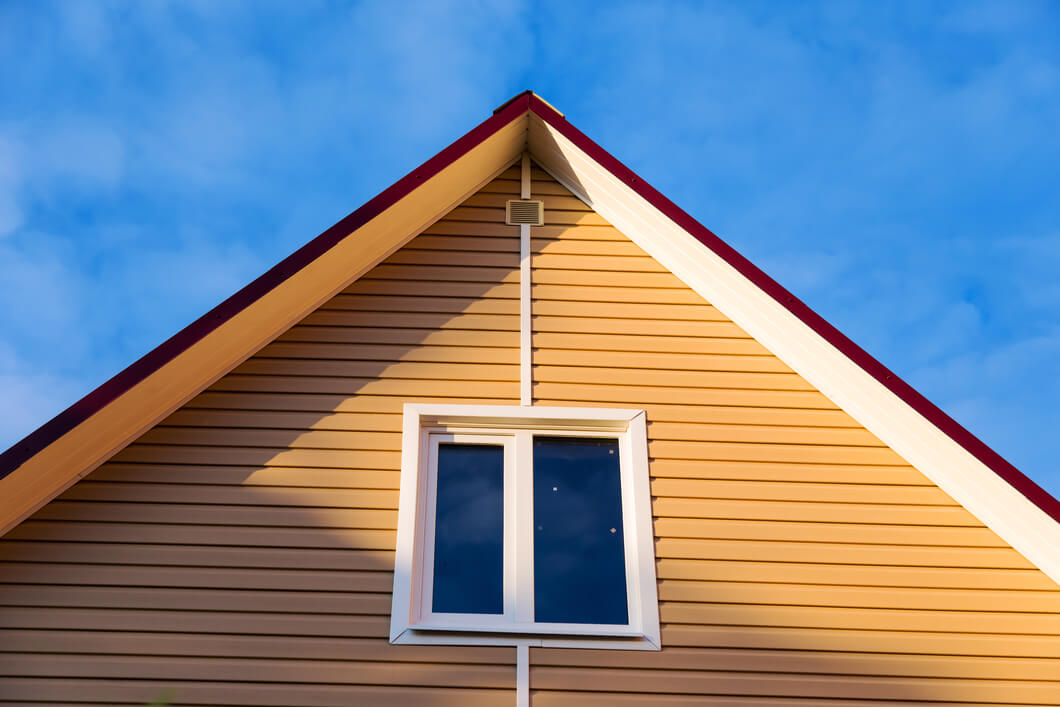 House clad in uPVC Wall Cladding