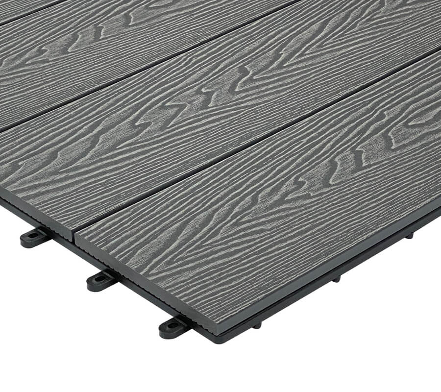 Decking tile close up