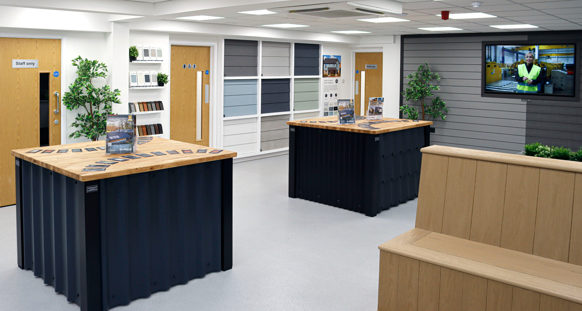 Cladco Andover's Decking and Roofing Showroom
