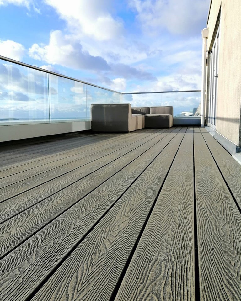 great decking alternatives to wood: Composite Decking by Cladco