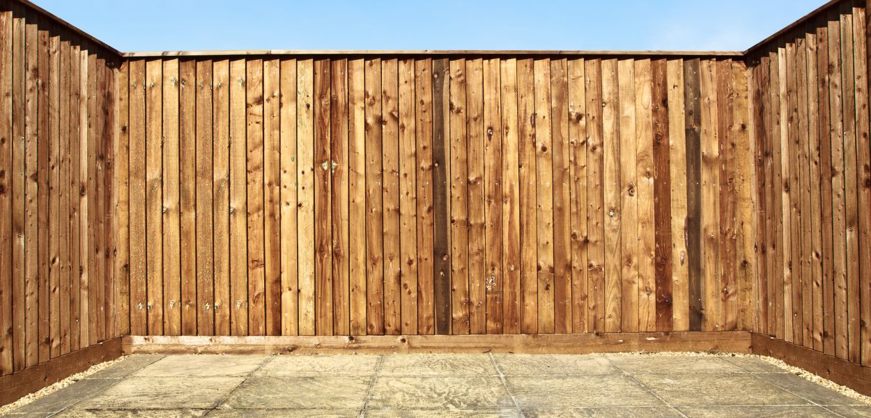 A traditional wooden fence.