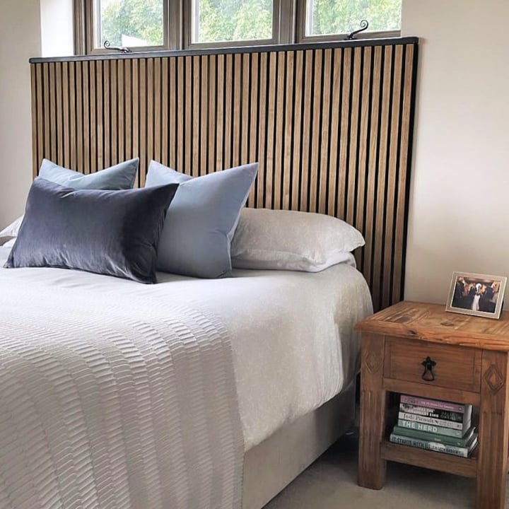 Slatted internal wall paneling is quickly becoming all the rage in UK homes