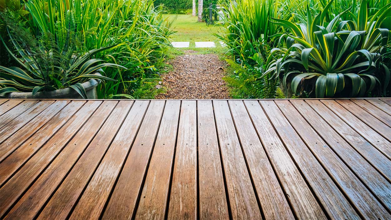 traditional wood decking has always been a popular choice in UK gardens