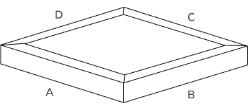 bullnose Diagram square Shape
